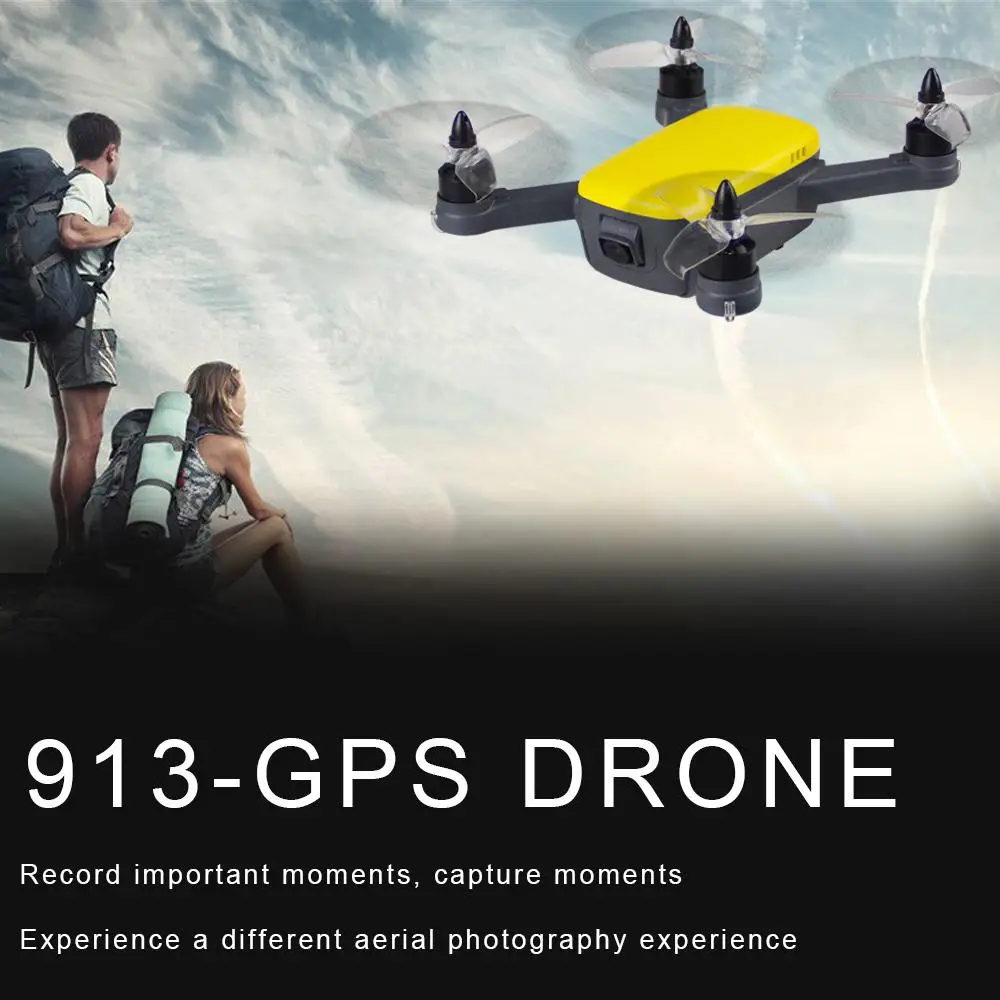 LeadingStar бесщеточный Радиоуправляемый квадрокоптер 913 GPS Wi Fi FPV 1080P HD камера режим