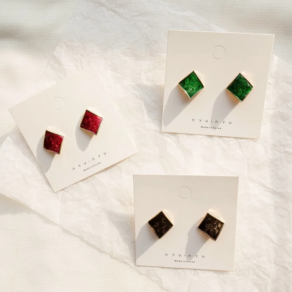 Ins New Korean Concise Fashion Geometry Irregular Personality Originality Small Stud Earrings For Women Jewelry Accessories | Украшения и