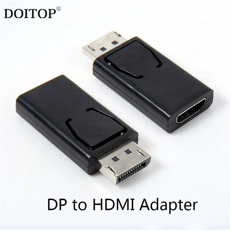 

3 IN 1 Mini DP To HDMI VGA DVI Converter Household Displayport Cable Adapter Support 10.8Gbps 1080P Video Audio Transmiission
