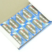 100 шт вакуумная Кофеварка лезвия для безопасной бриты с двойным лезвием бритва лезвия для бороды для мужчин бритвенный нож для утончения LZN0018