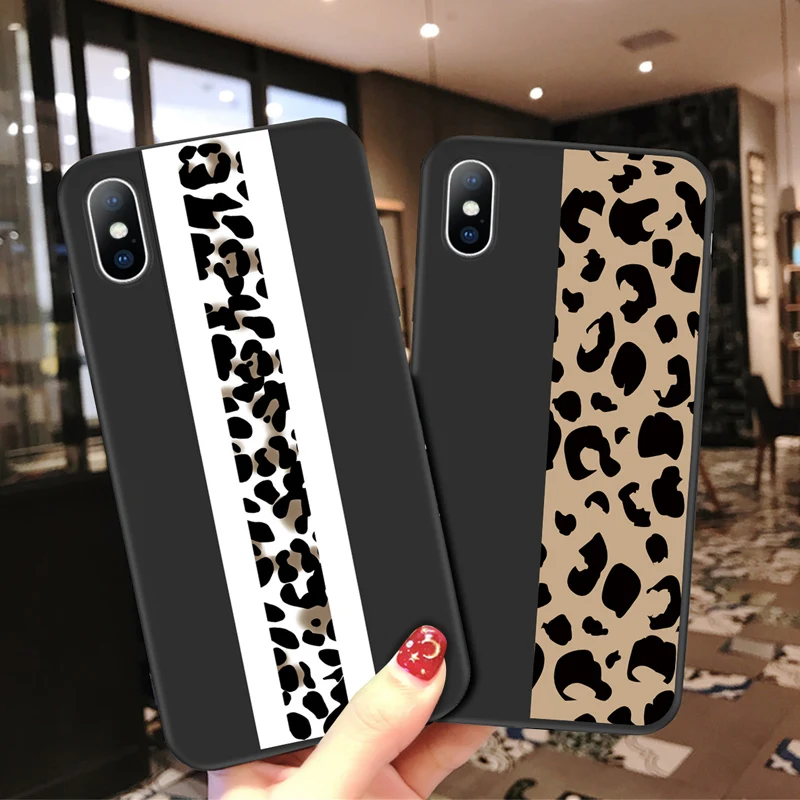 

Lovebay Phone Case For iPhone 11 Pro 6 6s 7 8 Plus X XR XS Max 5 5s SE Leopard Print Colorful Soft TPU For iPhone X Phone Cases