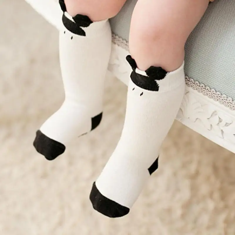 Cute Baby Socks Cartoon Cat Paw Print Feet Wear Soft Cotton Newborn Baby Warm Socks leg cover Kids Infants guard Footwear