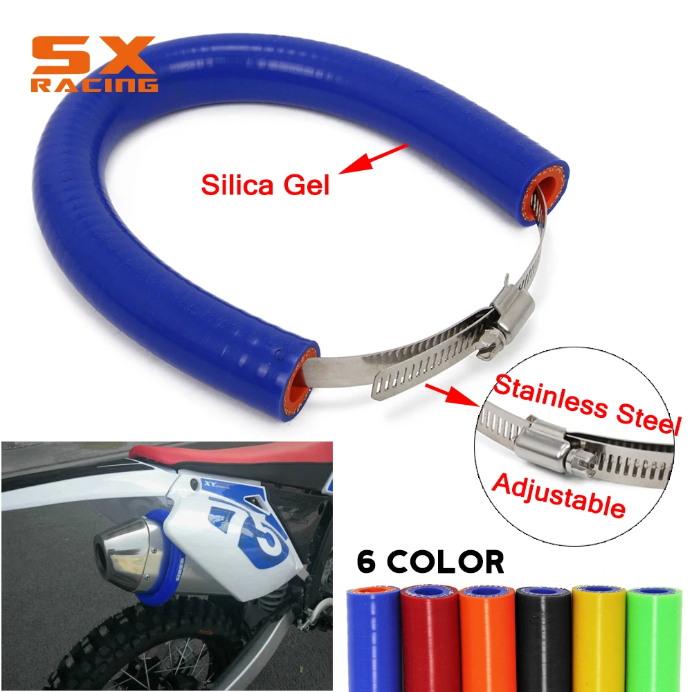 

Motorcycle Exhaust Pipe Tube Protection Protector Cover Guard For YAMAHA YZ250 YZF250 450 YZ250F YZ450F WR TTR YZFX 250-500CC