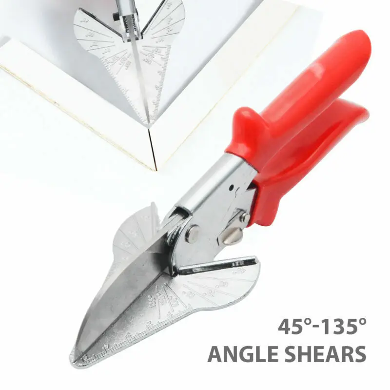 

New 45° Mitre Shears Multi Angled Steel Trim Cutters PVC Trim Tube Cut Hand Tool