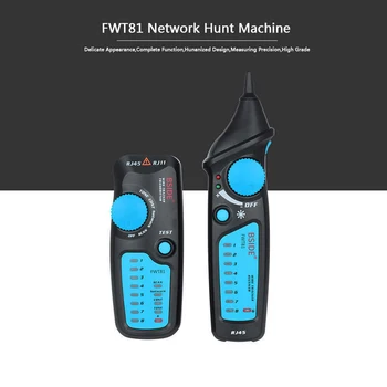 

2019 New FWT81 Telephone Wire Detector Toner Line Finder Tracker Tracer Network Cable Tester