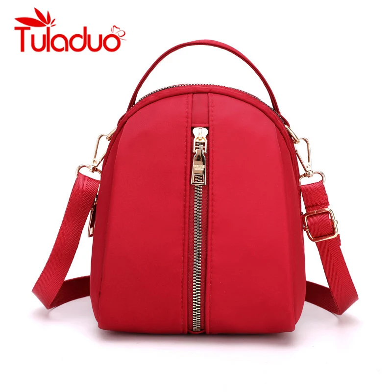 

2019 New Design Oxford Backpack Women Fashion Solid Colour Female Small Bagpack Multilayer Simple Casual Ladies Shoulder Bags