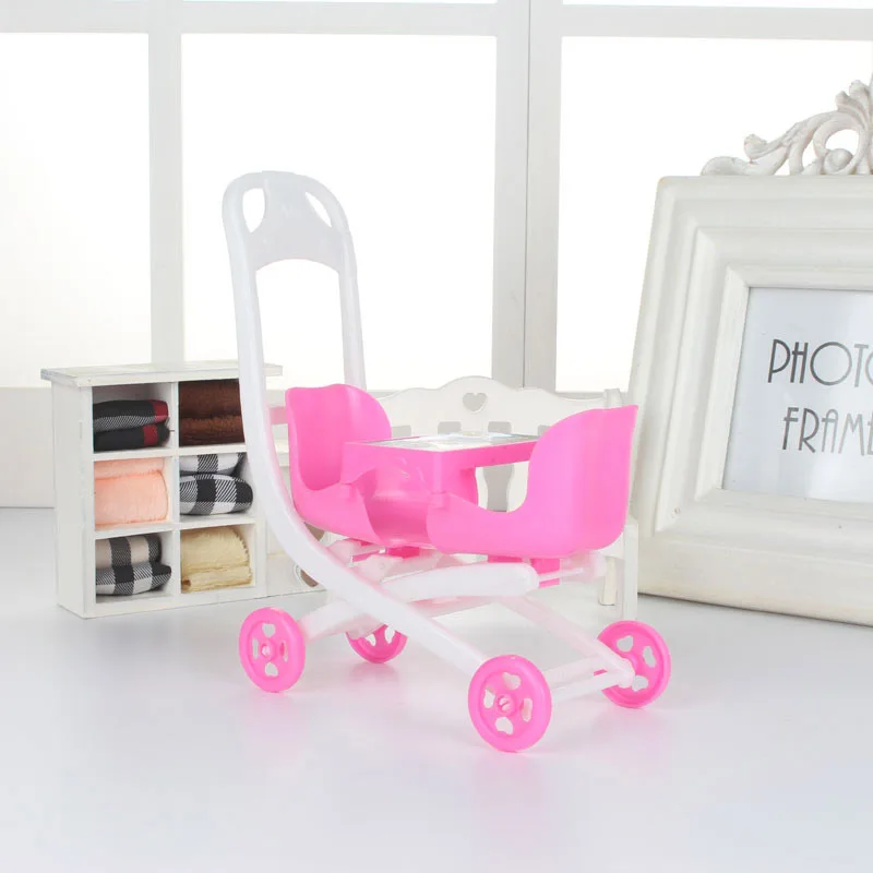

9 Styles Plastic Car Toy Plastic Car Toy For Doll Dollhouse Miniature Furniture Plastic Stroller Bike Car