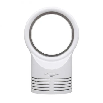 

New Hot Fashion Mini Leafless Fan Sleeping Electric Cooling Ultra Quiet Two-Speed Fan For Home Students Uk Plug
