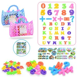 LeadingStar Развивающие игрушки для детей цифры и буквы блоки мультфильм наклеек Математика алфавита обучающие игрушки для детей