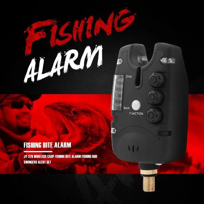 

JY-59 Wireless Carp Fishing Bite Alarm Fishing Rod Illuminated Swingers Anti-off Bar Alert Set Pesca No Battery