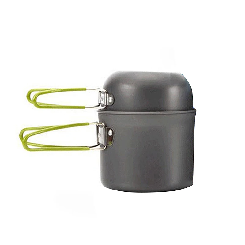 Camping utensilios de cocina al aire libre Kit de desorden portátil ligero ollas sartenes hervidor de agua de mochila senderismo Trekking Picn
