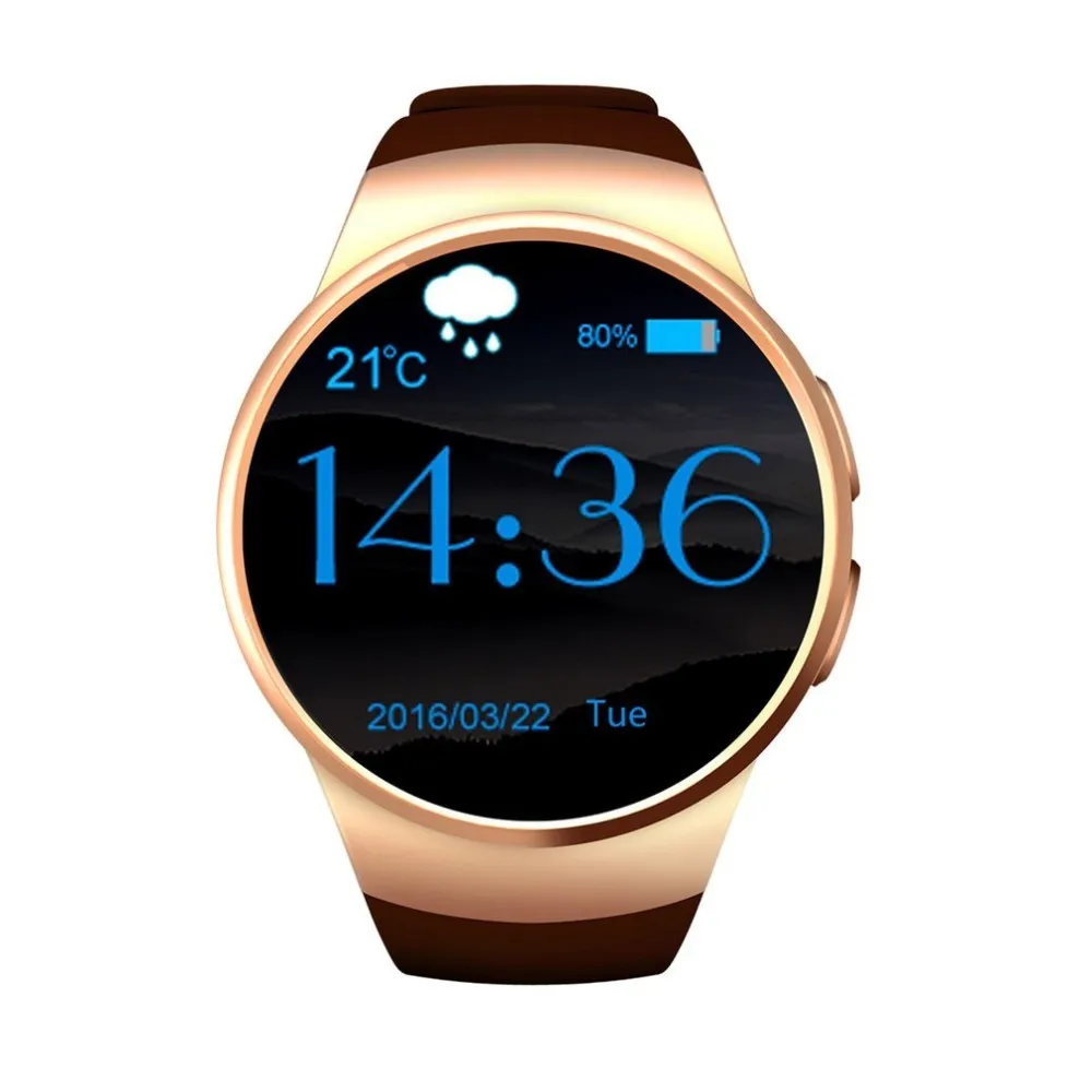 KINGWEAR KW18 Bluetooth smart watch full screen Support