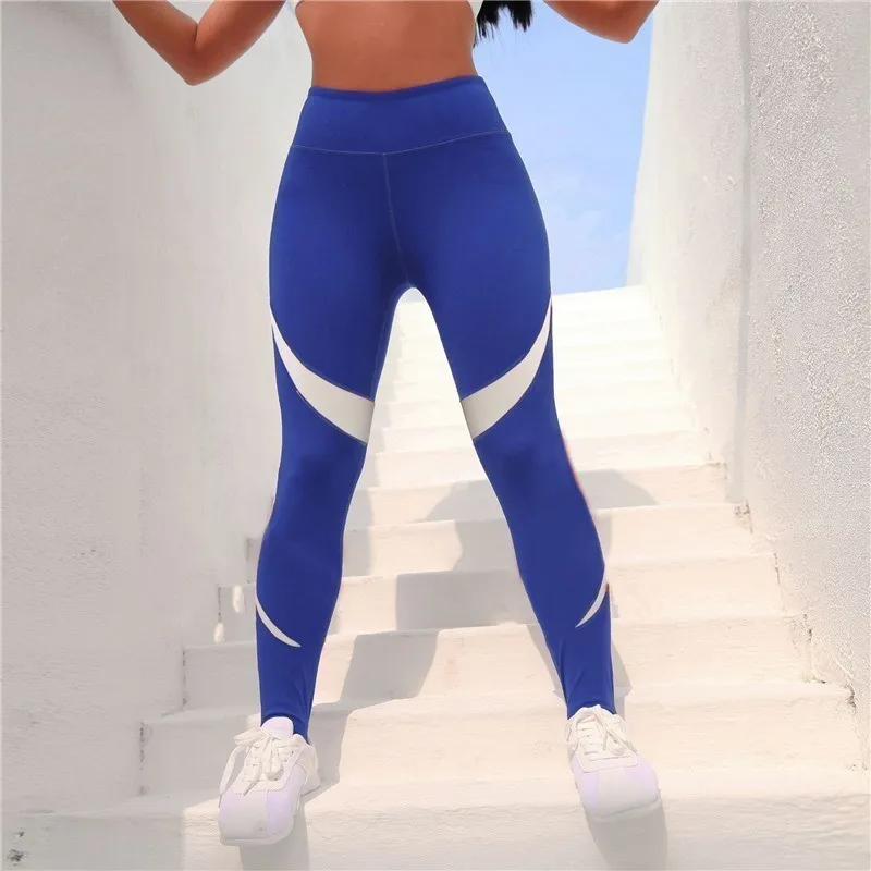 

New Splice Breathable Leggings Super-Elastic Women High Waist Running Yoga Pants Sports Pant Fitness Training Slim Gym Leggins