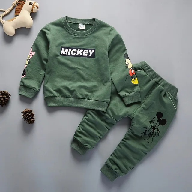 US $8.37 New Spring Autumn Children Clothing Boys Cartoon Casual Sports T-shirt Pants 2pcs/Set Infant Outfit