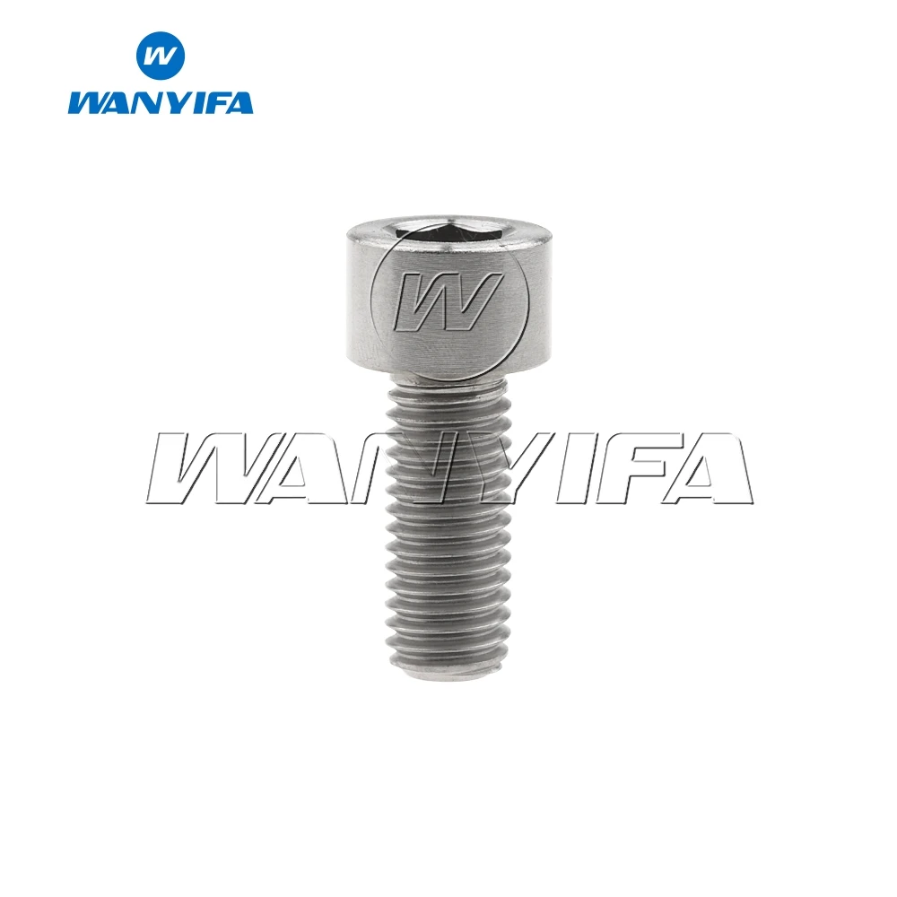Титановый &quotWanyifa&quot Болт DIN912 M10x20 25 30 35 40 45 50 55 60 мм 1 5 шаг разъем Кепки головкой винт