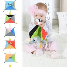 Милые детские плюшевые мягкая плюшевая кукла мультфильм Животные новорожденных плисовый платок успокаивать младенцев игрушка нагрудник для младенцев ручной Полотенца