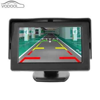 

4.3 inch car camera monitor reverse camera + waterproof car rear view camera night vision parking assist device