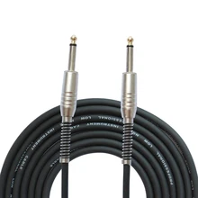 3 метра 6,5 мм аудио кабель резиновый+ медный гитарный кабель для гитарного микшерного усилителя Педаль Эффекта баса 6,35 мм