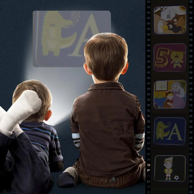 Children's Slide Projector Story Book Flashlight Early Childhood