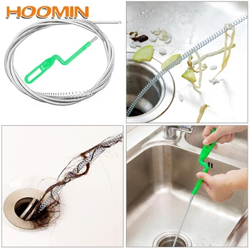 

Hair Cleaner Drain Sewer Dredge Sink Tub Hair Cleaning Sewer Cleaning Tools Bendable Bathroom Pipe Brush Kitchen Cleaning Tools