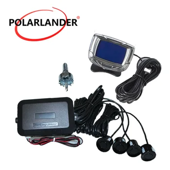 

Liquid crystal display 4 Sensors 12V buzzing Display Car Radar Monitor System Reverse Backup