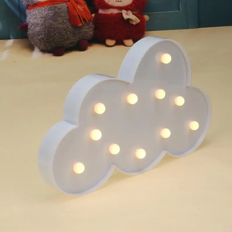 Креативный светодиодный ночник Moon Cloud Light 3D лампа украшение стола Детский