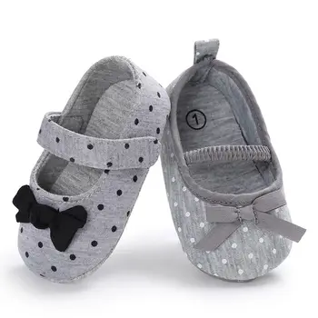 

2020 Cute Infant Girls Shoes bow-knot Bow knot Soft Bottom Spring Autumn Children Shoes First Walker