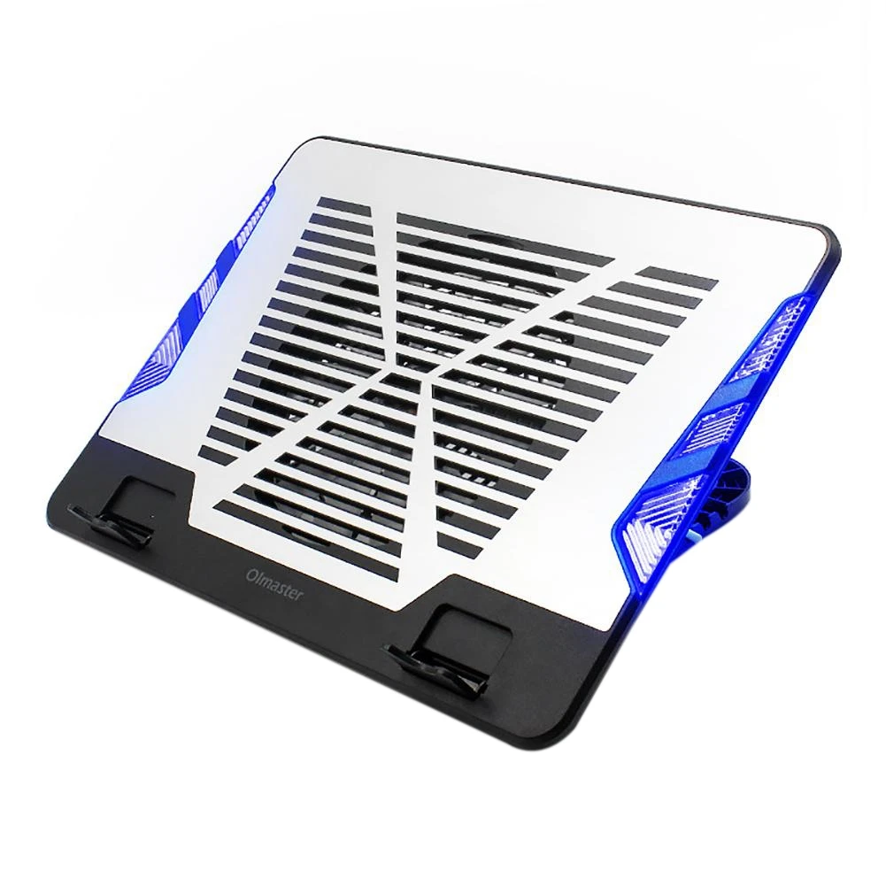 

Oimaster Genuine Usb Fan Laptop Cooler Cooling Pad Base Led Notebook Cooler Computer Usb Fan Stand For Laptop Pc 12 Inch-17 In