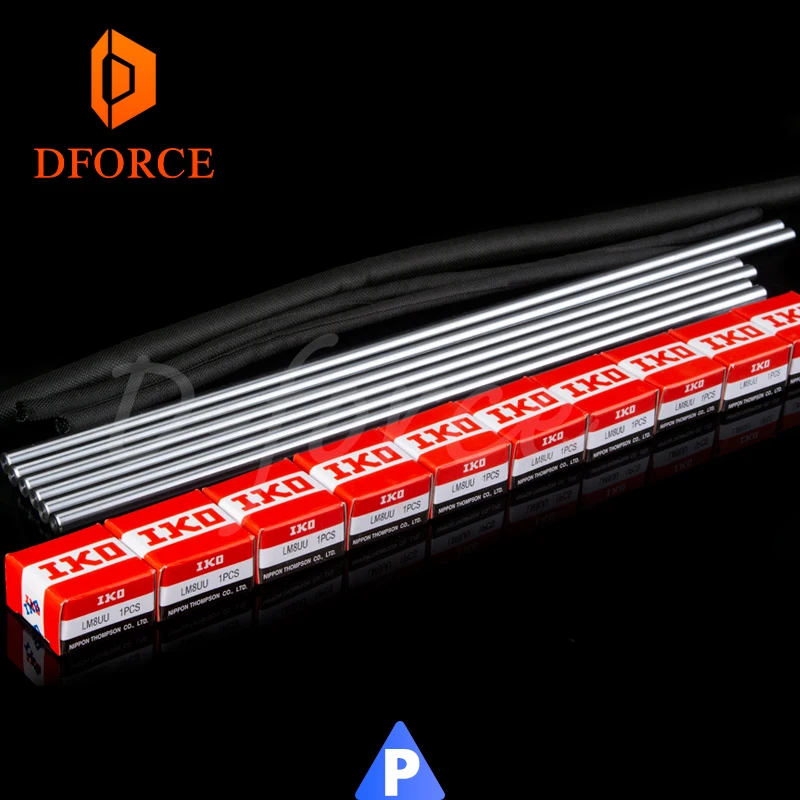D FORCE гладкие стержни и текстильные рукава для Prusa i3 MK3 MK2/2 5 3D принтера|Детали