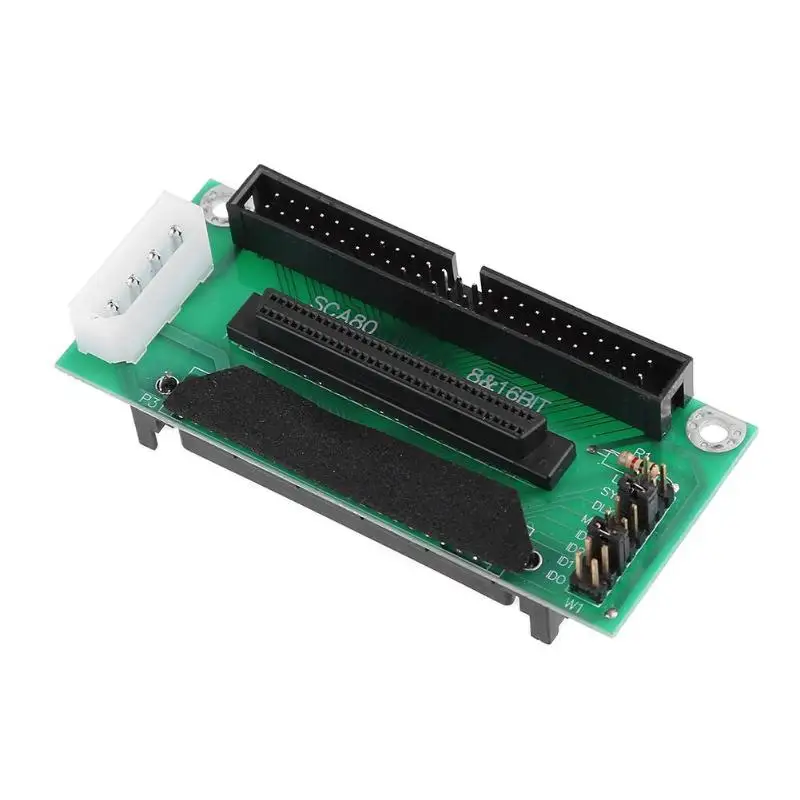 Alta calidad SCSI SCA 80 Pin a 68Pin a 50 Pin IDE Disco Duro Adaptador convertidor tarjeta módulo añadir en las tarjetas Alta calidad SCSI SCA 80 Pin a 68Pin a 50 Pin IDE Disco Duro Adaptador convertidor tarjeta módulo añadir en las tarjetas