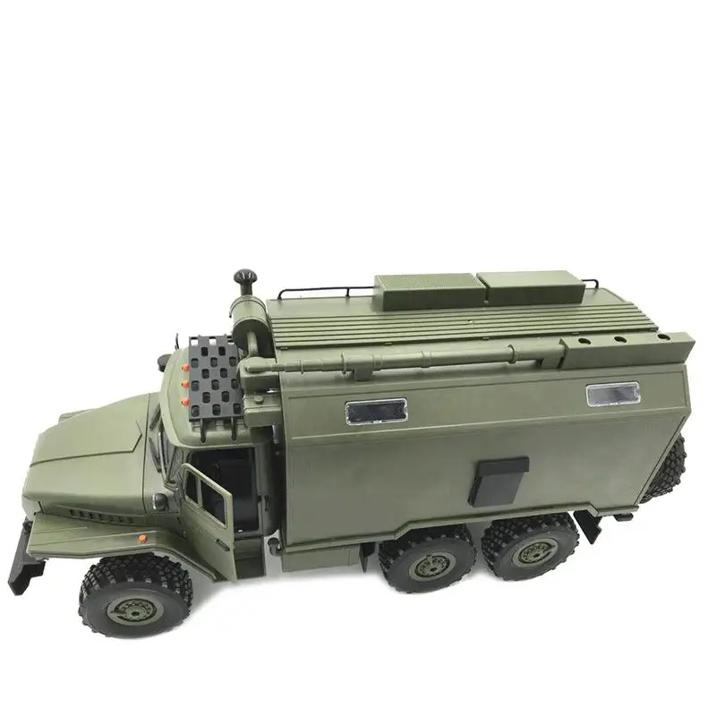  Ural 1:16 Six-drive Military Card Command Communication Vehicle Full-scale Simulation Remote Contro