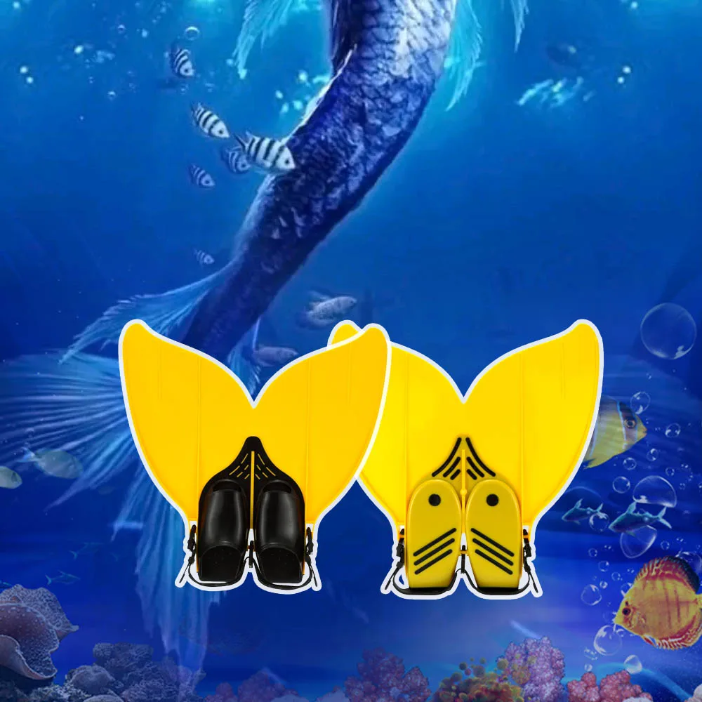 

Professional Swim Fins Mermaid Swim Fin Swimming Flipper Anti-slip Diving Fins For Adults PP+TPE Flippers Snorkeling Surfing