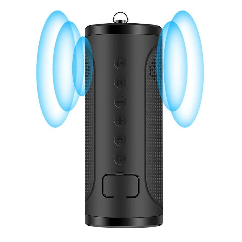 

3D Stereo Bluetooth Speaker Large Capacity Mobile Power Waterproof Portable Outdoor Bicycle Bicycle Speaker Speaker