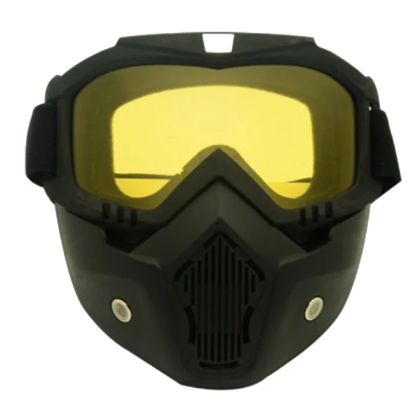 

Racing Detachable Modular Motorcycle Helmet Protective Face Mask Shield