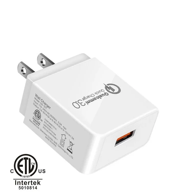 ETL аутентификация 60950 стандарт Qc3.0 зарядить электроприбор применяется к huawei FCP