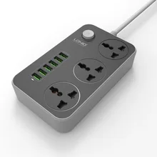 Удлинитель USB 6 многоразъемных зарядных устройств 3 ходовая