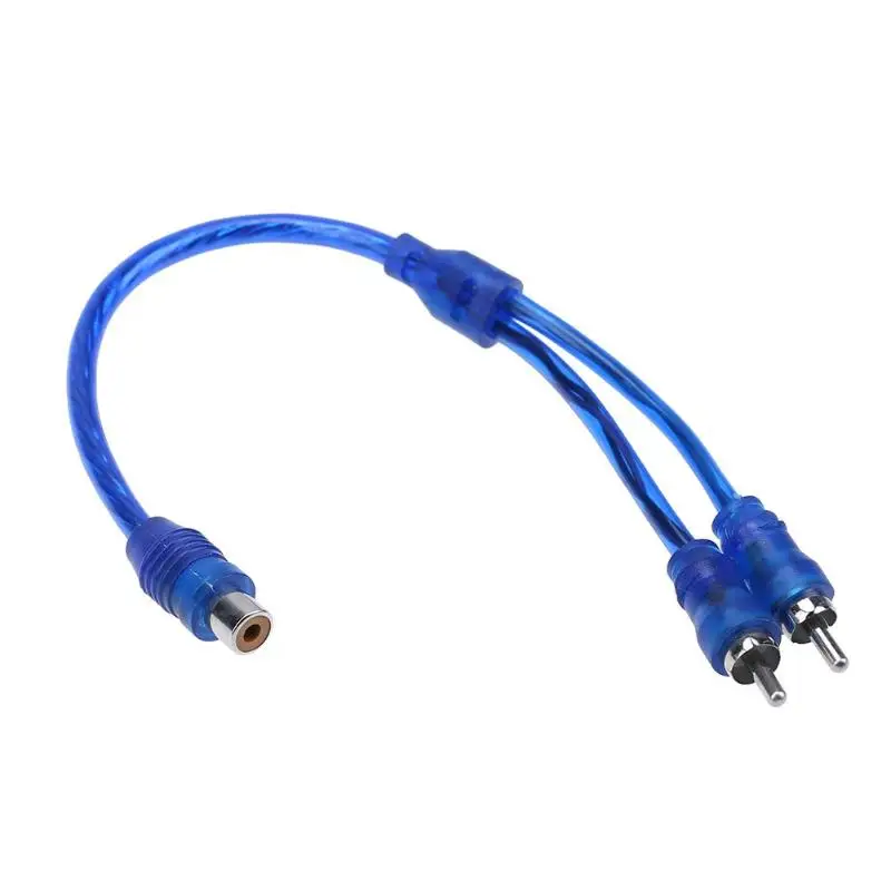 1 шт. 30 см медный + алюминиевый 2 RCA Штекерный к Женский кабель для автомобильного