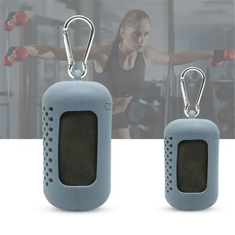 Asciugamano rapida asciugatura, gel di silice, in microfibra impacco di ghiaccio, viaggiare all'aperto palestra portatile, freddo sensation sport asciugamani