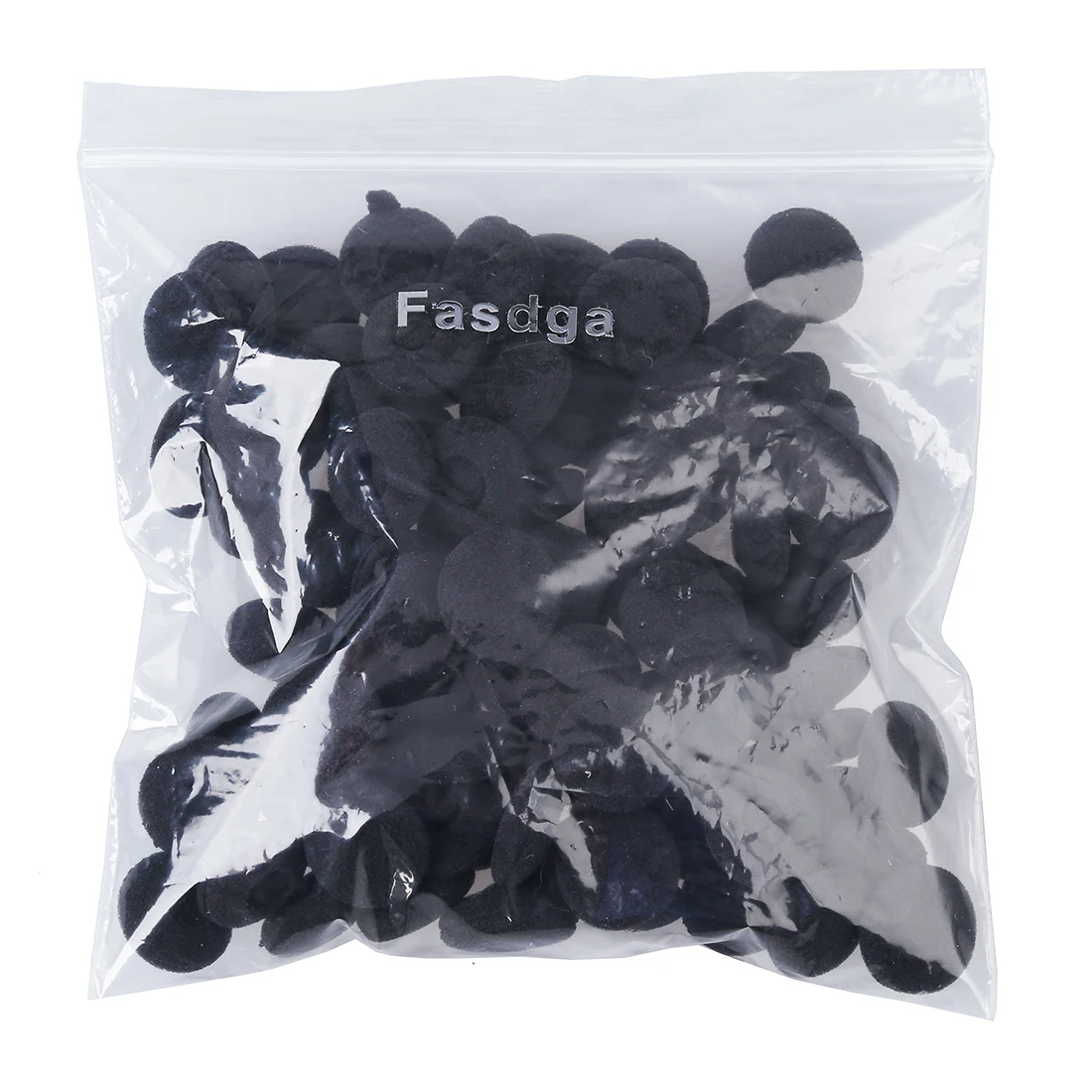 

Fasdga 100 Pcs Black Sponge Earbud Headphone Cap Ear Pads Cover Replacement