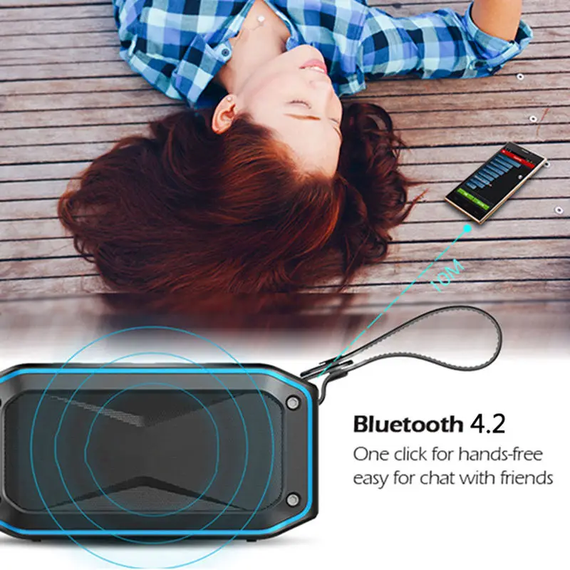 AABB уличные беспроводные колонки Bluetooth Сабвуфер Портативный прочный корпус Ipx7