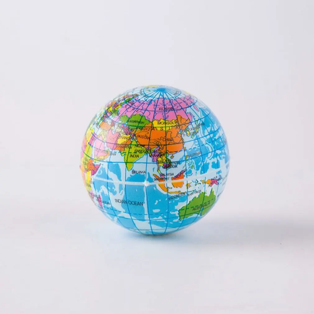 Творческий мягкими снятия стресса мира географические карты пены мяч атлас глобусы мини планета для земной шар форма игрушка