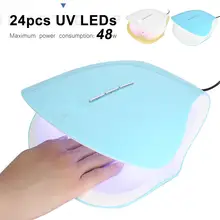 48 Вт полезные УФ светодиодный ногтевые лампы Сушилка для ногтей гель лак сушильный аппарат для маникюра инструменты аксессуары США ЕС Plug