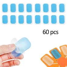 60/16/6 шт. гидрогель брюшной гелевые наклейки Смарт стимулятор мышц Фитнес инструмент для брюшной полости тренажер тренажерный зал Фитнес оборудование