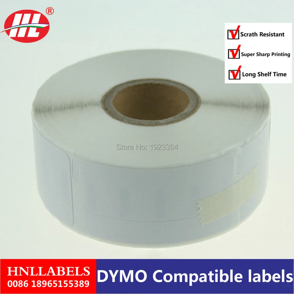 Dymo 11355 этикетка 19 мм * 51 500 шт/рулон совместимый для LabelWriter400 450 турбо принтер Seiko SLP 440