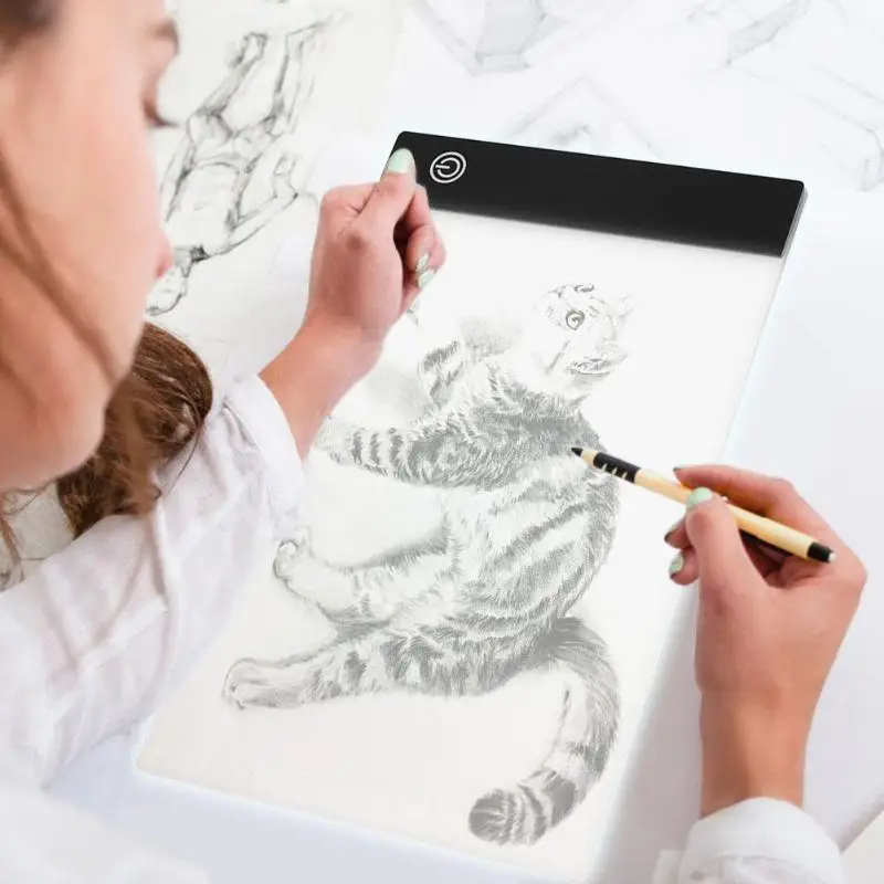  Digital A5 Drawing Tablet LED Light Box Tracing Copy Board Painting Writing Graphic Tablet Drawing 