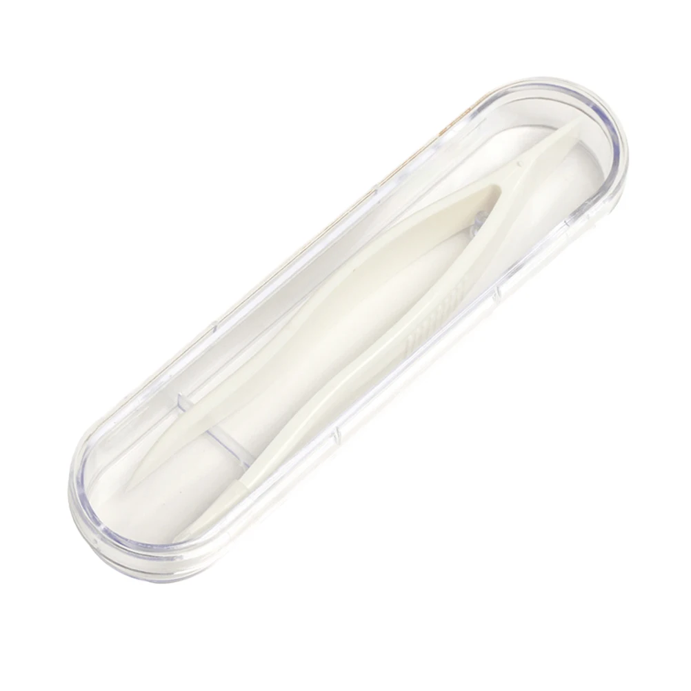

1pc Lenses Tweezers Clean Oversized Safe Portable Clamp Forceps Tweezers for Daily Use Travelling Outdoor Home