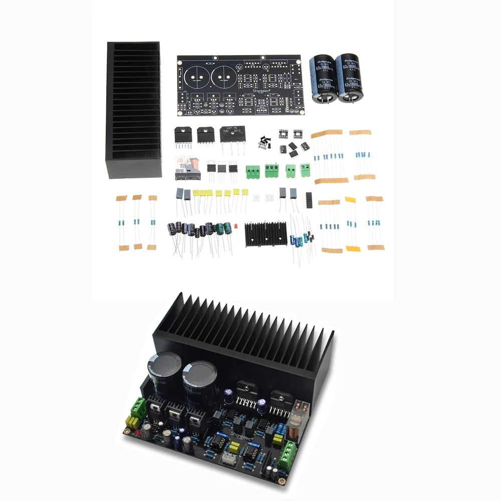 

LEORY DIY LM3886 Stereo High Power Amplifier Kit OP07 DC Servo 5534 Independent Operational Amplifier Module Kit