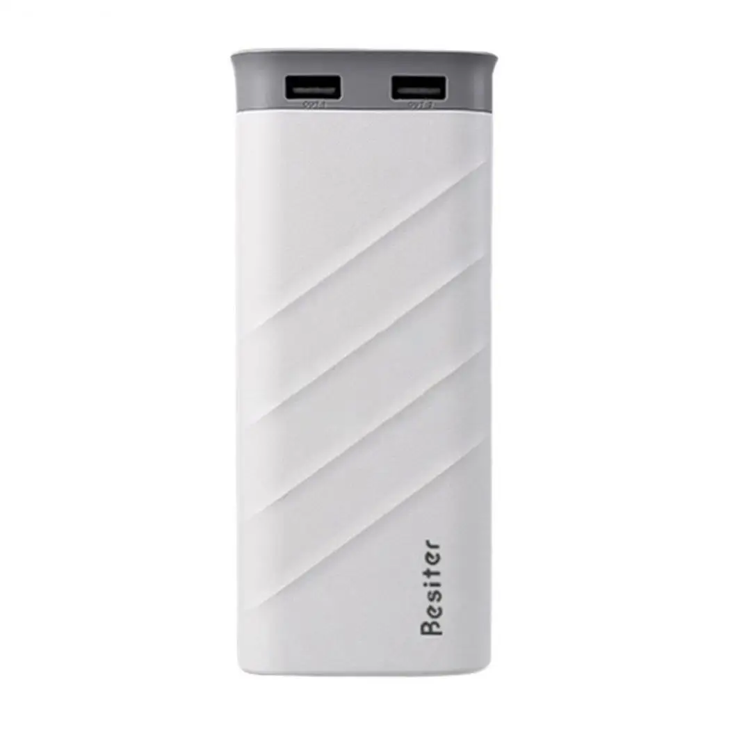 20000mAh/25000mAh Large Capacity Powerbank Dual USB Output Power Bank Portable Charger External Battery For Xiaomi MI iPhone X