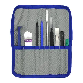 

9 - Piece For Apple Phone Tablet Metal Teardown Bar Screen Split Tool Kit Complete Set Electronics Magnetic Driver Kit With Bag