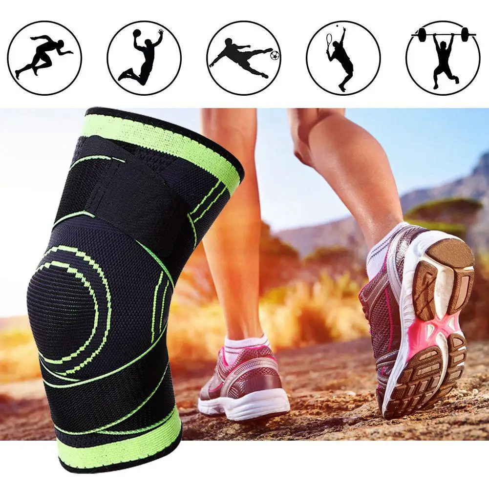 1 шт. колено рукавом Поддержка защиты Спорт Kneepad дышащие спортивные Футбол